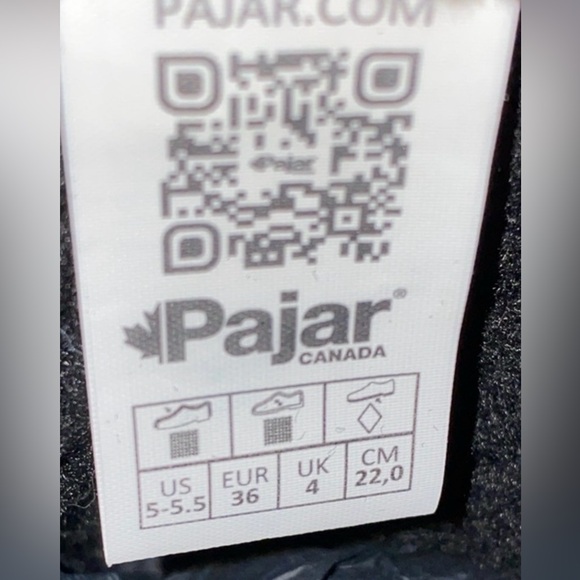 Pajar Canada Kimmi Nylon Insulated Winter Boots With Ice Grippers Size 5/5.5 - Picture 6 of 15